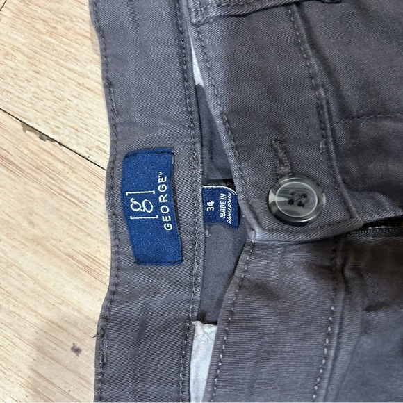 George Gray Flat Front Shorts Casual Style waist 34 - Picture 5 of 5